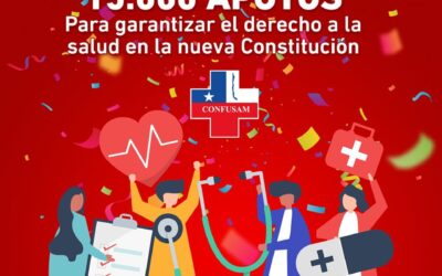 CONFUSAM logra los 15 mil patrocinios para garantizar el derecho a la Salud en la nueva Constitución