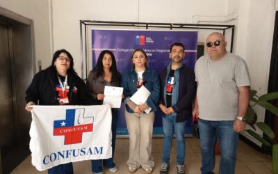 FEFUSAM 8° Bío Bío entrega carta en delegación presidencial exigiendo financiamiento digno para la salud primaria